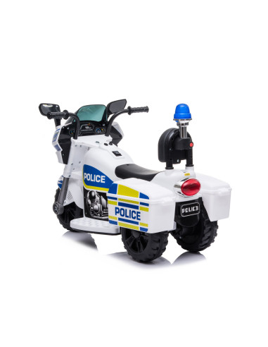 Електрически мотор Полиция бял