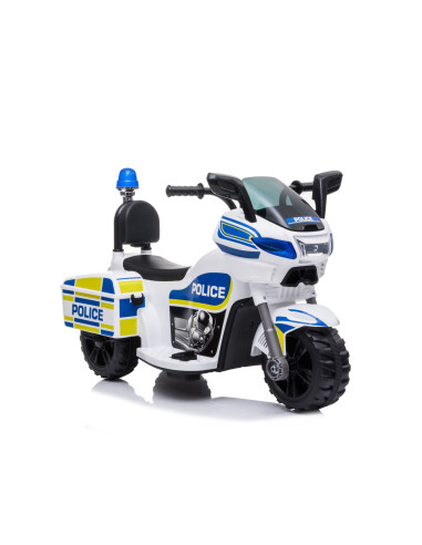 Електрически мотор Полиция бял