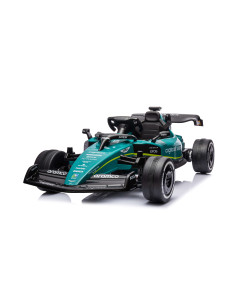 Електрическа кола Aston Martin зелена