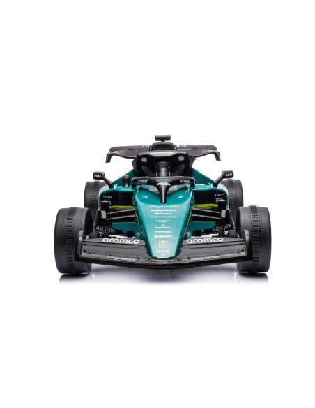 Електрическа кола Aston Martin зелена