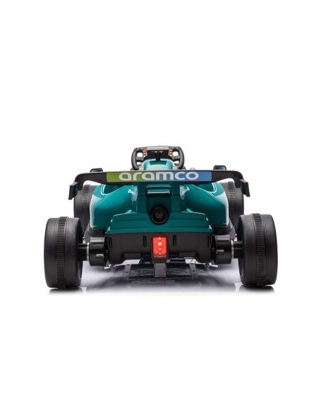 Електрическа кола Aston Martin зелена