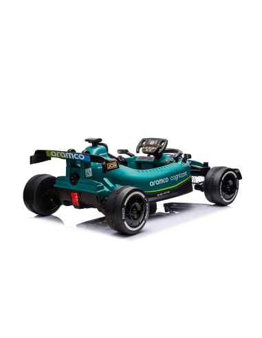 Електрическа кола Aston Martin зелена