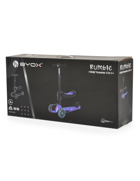 Тротинетка Rumble Purple-dream