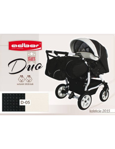 Adbor-Бебешка количка за близнаци Duo Stars цвят:D05