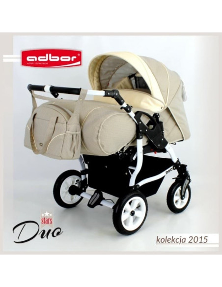 Adbor-Бебешка количка за близнаци Duo Stars цвят:D01