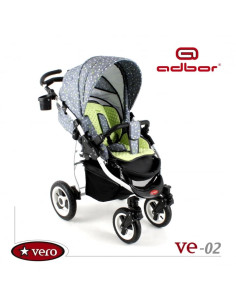Adbor-Бебешка комбинирана количка Vero:Ve02