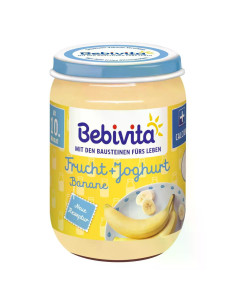 BEBIVITA БИО Йогурт и банан 14404, храна за бебе, 190гр.