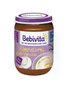 BEBIVITA БИО Млечна каша, Грис и ванилия 14601, храна за...