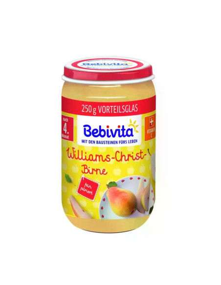 BEBIVITA Круша 12812, пюре, 250гр.