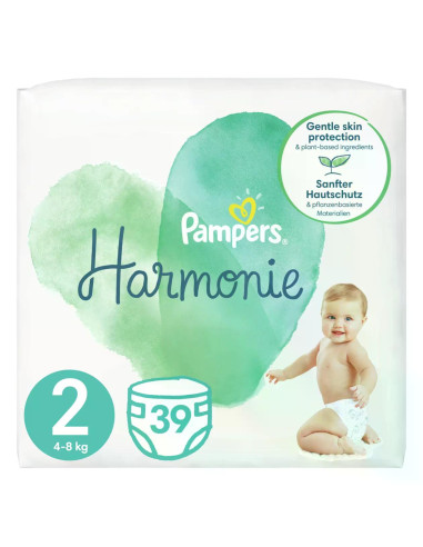PAMPERS Harmonie Мини, пелени, S2, 39бр.
