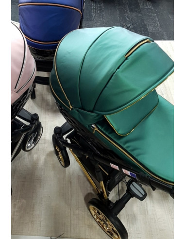 Adbor-бебешка количка 3в1 Avenue 3D eco: зелена...