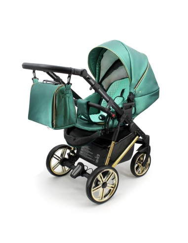 Adbor-бебешка количка 3в1 Avenue 3D eco: зелена...