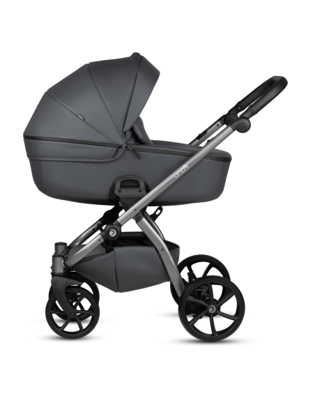 Tutis UNO 5+ Leather бебешка количка 2в1 166 Licorice