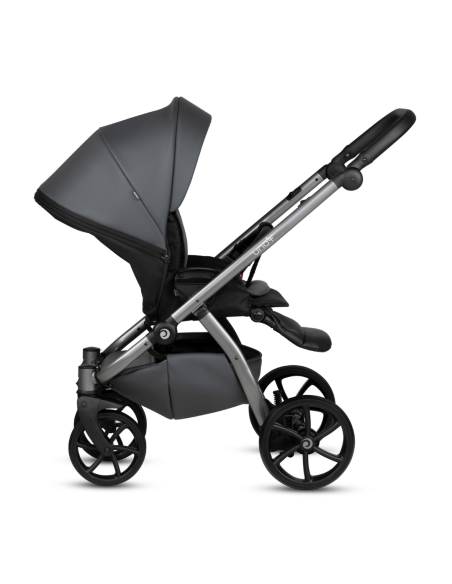 Tutis UNO 5+ Leather бебешка количка 2в1 166 Licorice