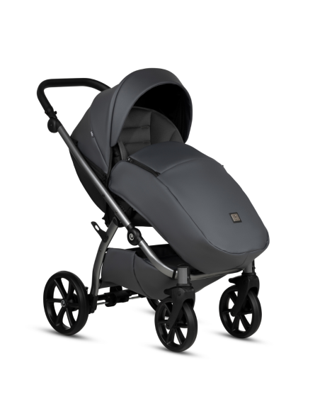 Tutis UNO 5+ Leather бебешка количка 2в1 166 Licorice