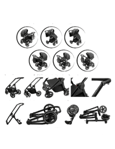 Adbor-Бебешка количка с трансформираща седалка Luco 3в1: L12 2