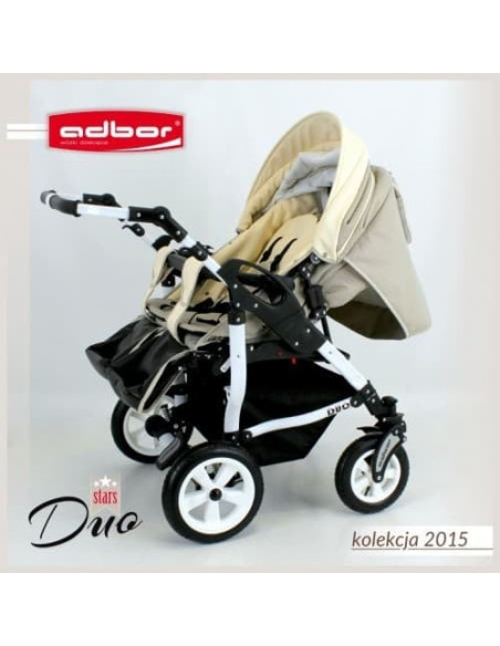 Adbor-Бебешка количка за близнаци Duo Stars цвят:D02