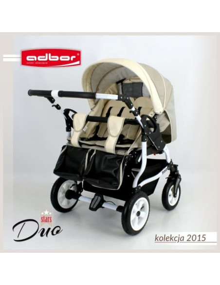 Adbor-Бебешка количка за близнаци Duo Stars цвят:D02