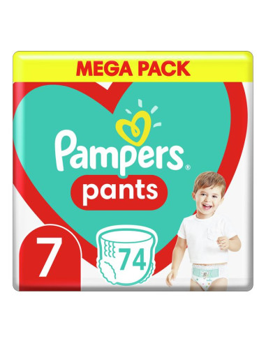 PAMPERS Pants Размер 7, гащички, MB, 74 бр.