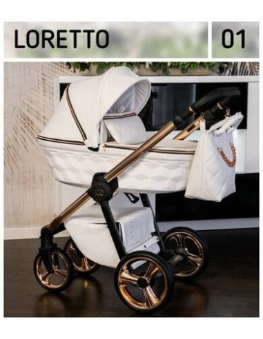 Adbor-бебешка количка 3в1 Loretto: 01