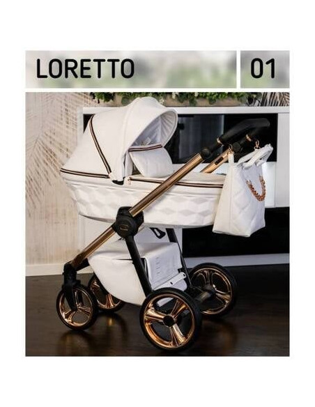 Adbor-бебешка количка 3в1 Loretto: 01