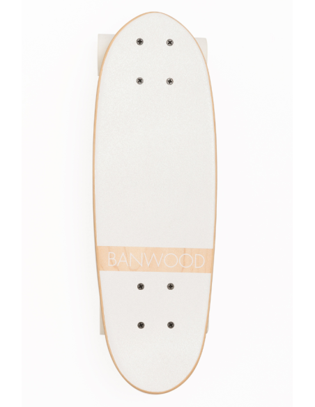 Детски скейтборд Banwood, бял