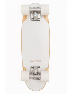 Детски скейтборд Banwood, бял 2