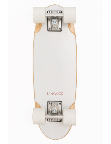 Детски скейтборд Banwood, бял