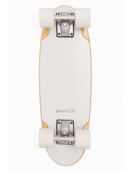 Детски скейтборд Banwood, бял
