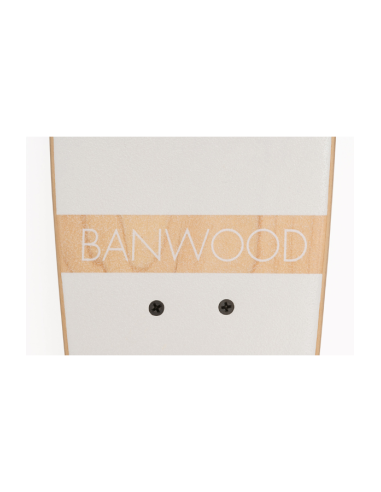Детски скейтборд Banwood, бял