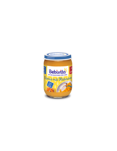 BEBIVITA 9% ДДС 1732 Пюре Тиква, Пилешко И Ябълка, пюре, 190 гр