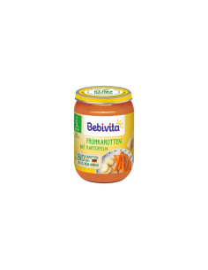 BEBIVITA 9% ДДС Бейби моркови и картофи 12600, пюре, 190 гр