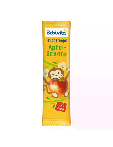 BEBIVITA Ябълка и банан 1360, храна за бебе, 25гр.