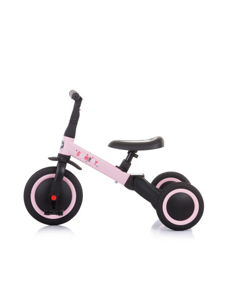 Триколка/баланс 2 в 1 "Смарти" св.розово