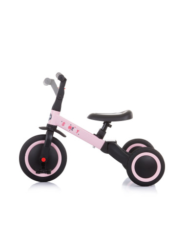 Триколка/баланс 2 в 1 "Смарти" св.розово