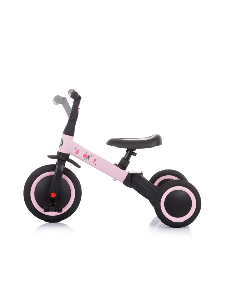 Триколка/баланс 2 в 1 "Смарти" св.розово