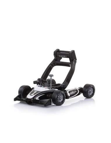 Детска проходилка 4в1 "Рейсър"черно/бяла