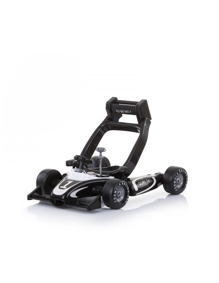 Детска проходилка 4в1 "Рейсър"черно/бяла