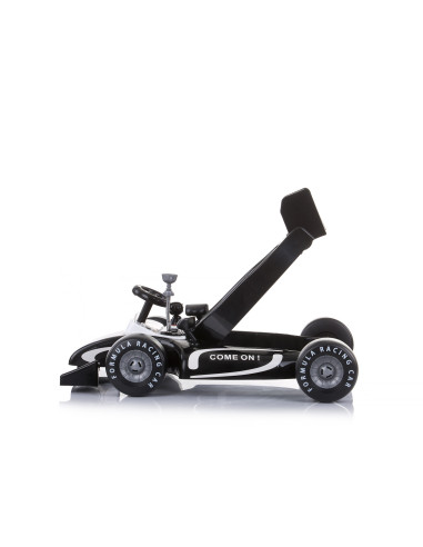 Детска проходилка 4в1 "Рейсър"черно/бяла