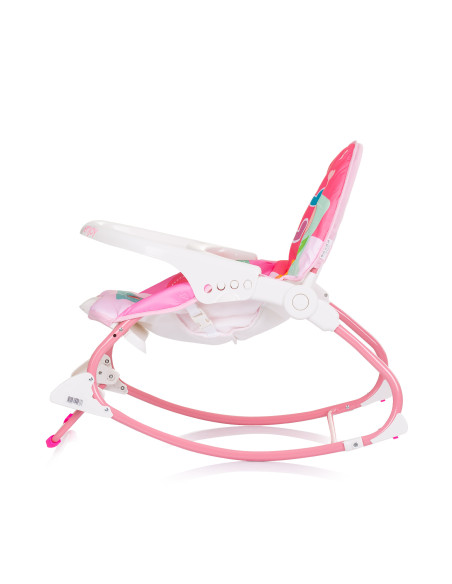 Музикален шезлонг "Енджой"розов