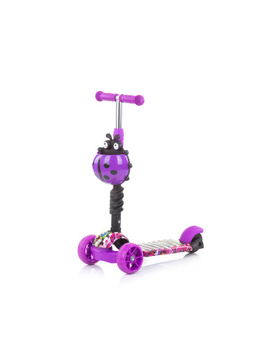 Детски скутер "Киди Ево" лила графити