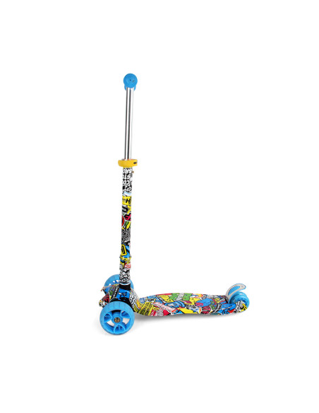 Детски скутер "Кроксър Ево" цв.графити