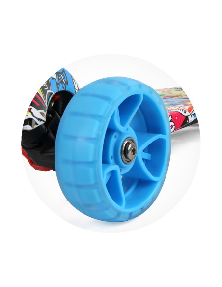 Детски скутер "Кроксър Ево" цв.графити