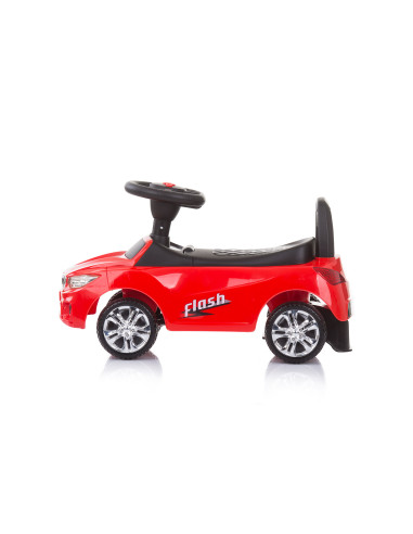 Количка за яздене "Флаш" червена