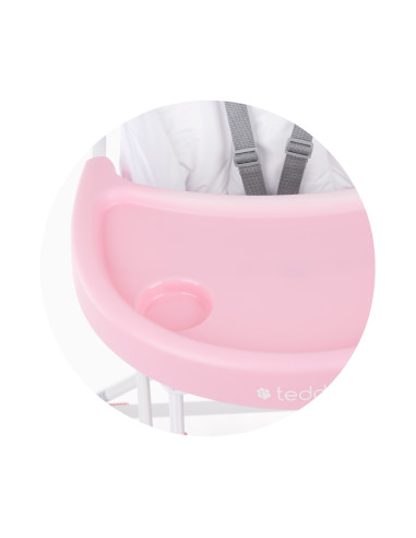 Стол за хранене "Теди" пудра