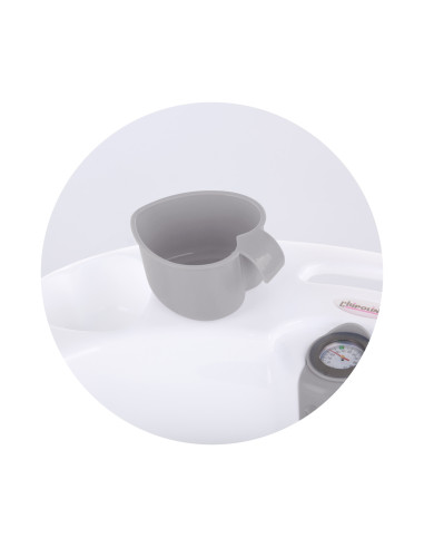 Вана с подложка и стойка Вела(87см)-сива