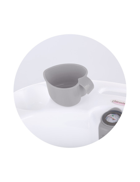 Вана с подложка и стойка Вела(87см)-сива