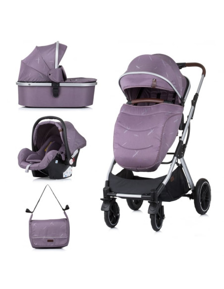 Детска количка 3 в1 "Зара" люляк