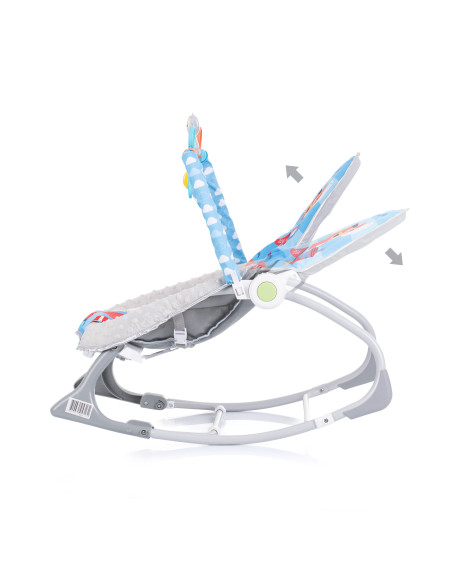 Музикален шезлонг "Baby Spa"син