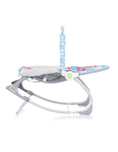Музикален шезлонг "Baby Spa"син